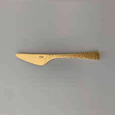 P Gold Dinner knife by Wasabi Cutlery